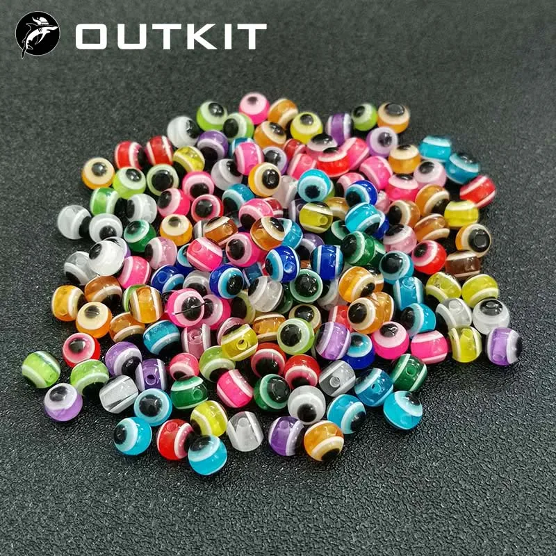 Fishing Lure Making Kit - 50pcs/lot Fish Eye Fishing Beads 6mm