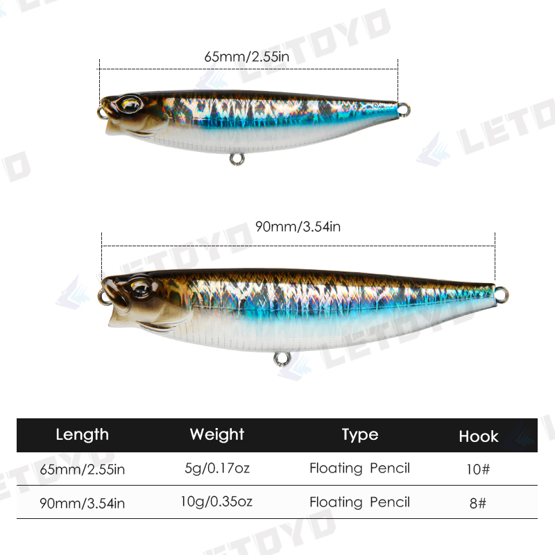 LETOYO 65mm 5g/90mm 10g Surfac – Fishing Lure Buzzbait Bewertung und Preis