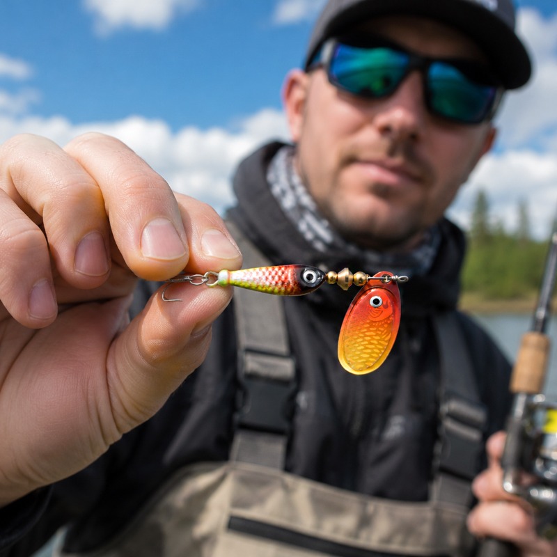 Fishing Spinner Lure Metal Rot – Fishing Lure Blade Bait Bewertung und Preis