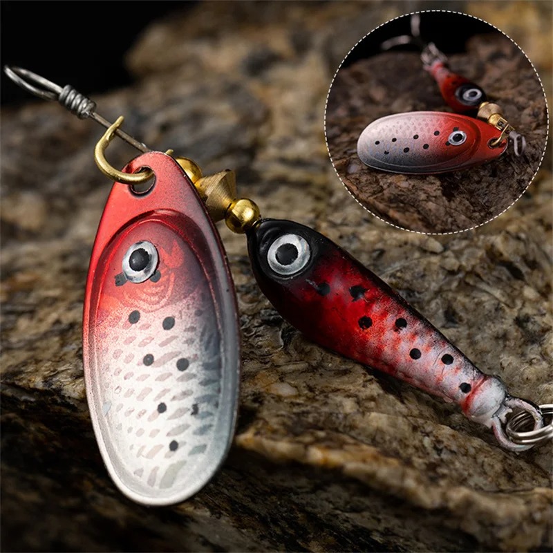 Fishing Spinner Lure Metal Rot – Fishing Lure Blade Bait Bewertung und Preis