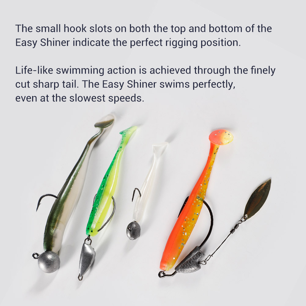 Noeby Easy Shiner Silicone Sha – Fishing Lure Soft Plastic Bewertung und Preis