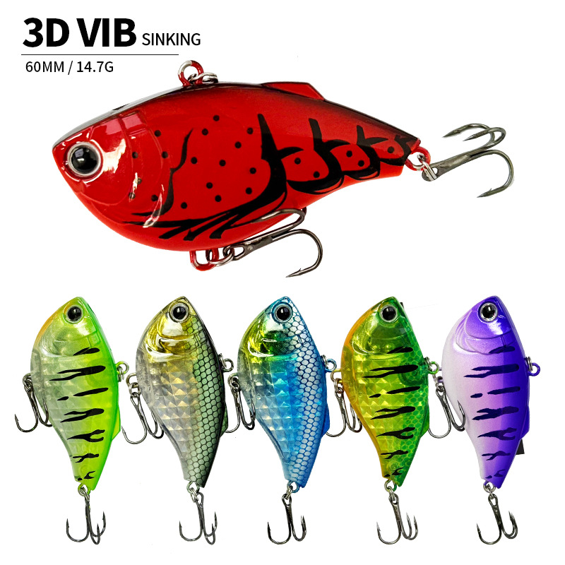 60mm 14.7g Sinking VIB Fishing – Fishing Lure Jerkbait Bewertung und Preis