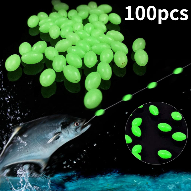 100pcs/lot Oval Night Luminous – Fishing Lure Topwater Bewertung und Preis