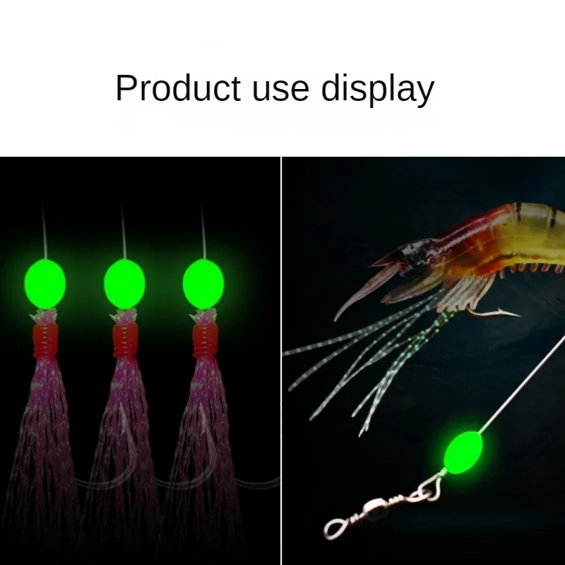 100pcs/lot Oval Night Luminous – Fishing Lure Topwater Bewertung und Preis