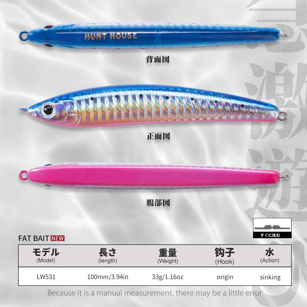 Hunthouse Sinking Pencil Hard  – Fishing Lure Jerkbait Bewertung und Preis