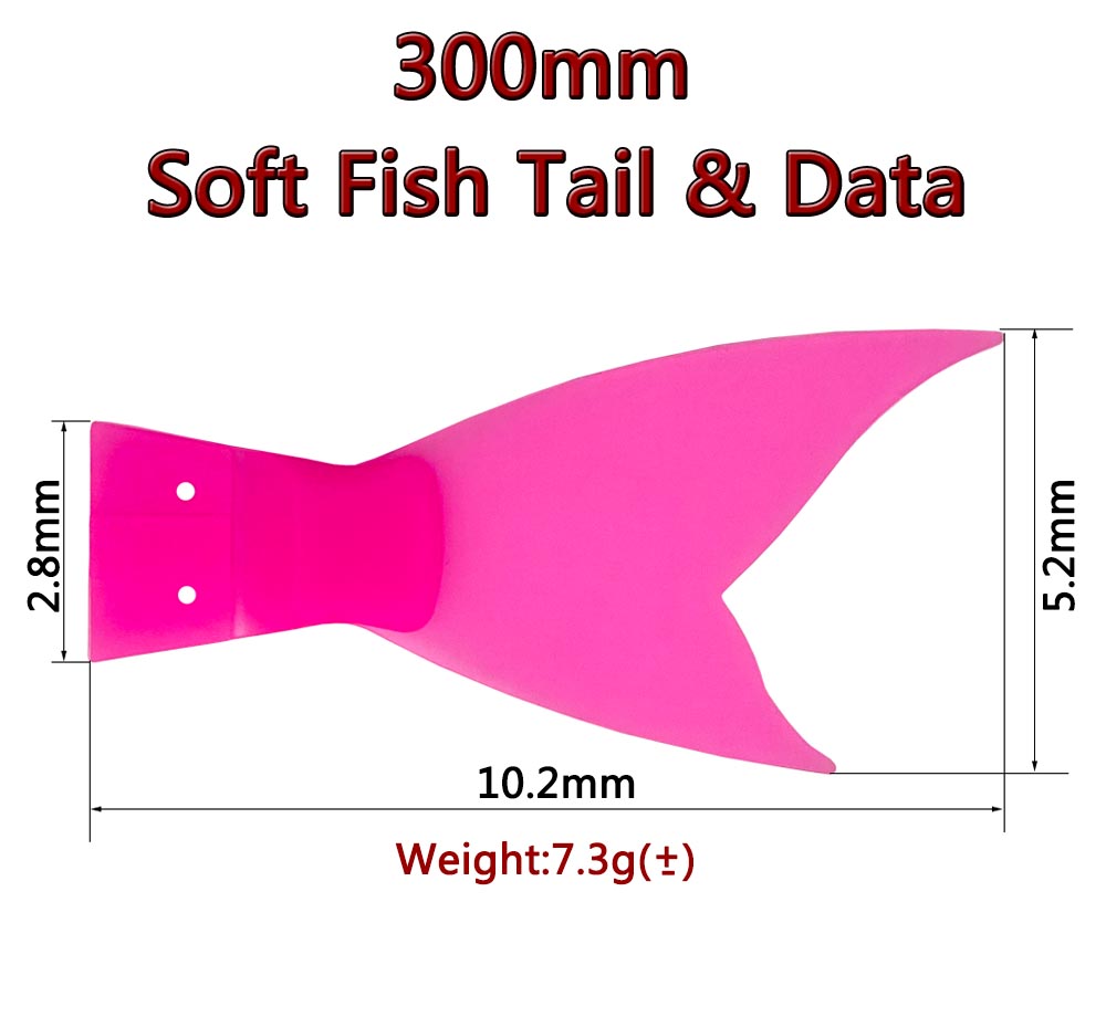 6PCS 300mm Jointed Bait Spare  – Fishing Lure Popper Bewertung und Preis