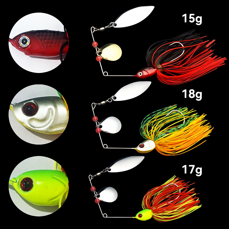 Bazooka 15g 18g Spinnerbait Fi – Fishing Lure Buzzbait Bewertung und Preis