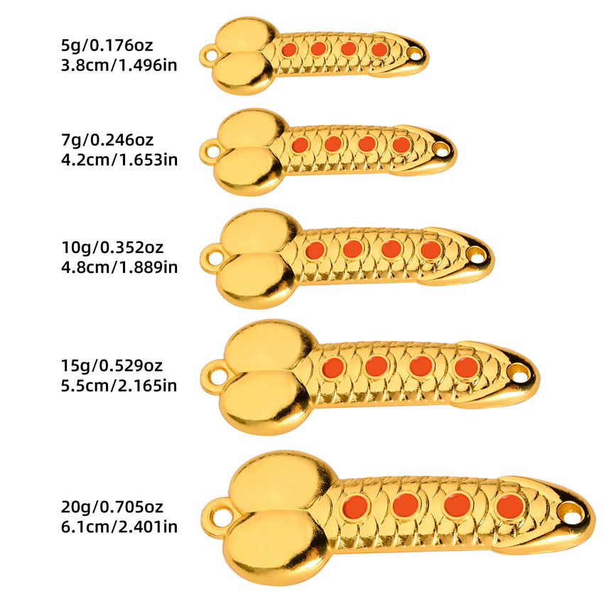 Metal Spoon Penis Shape Fishin – Fishing Lure Spoon Bewertung und Preis