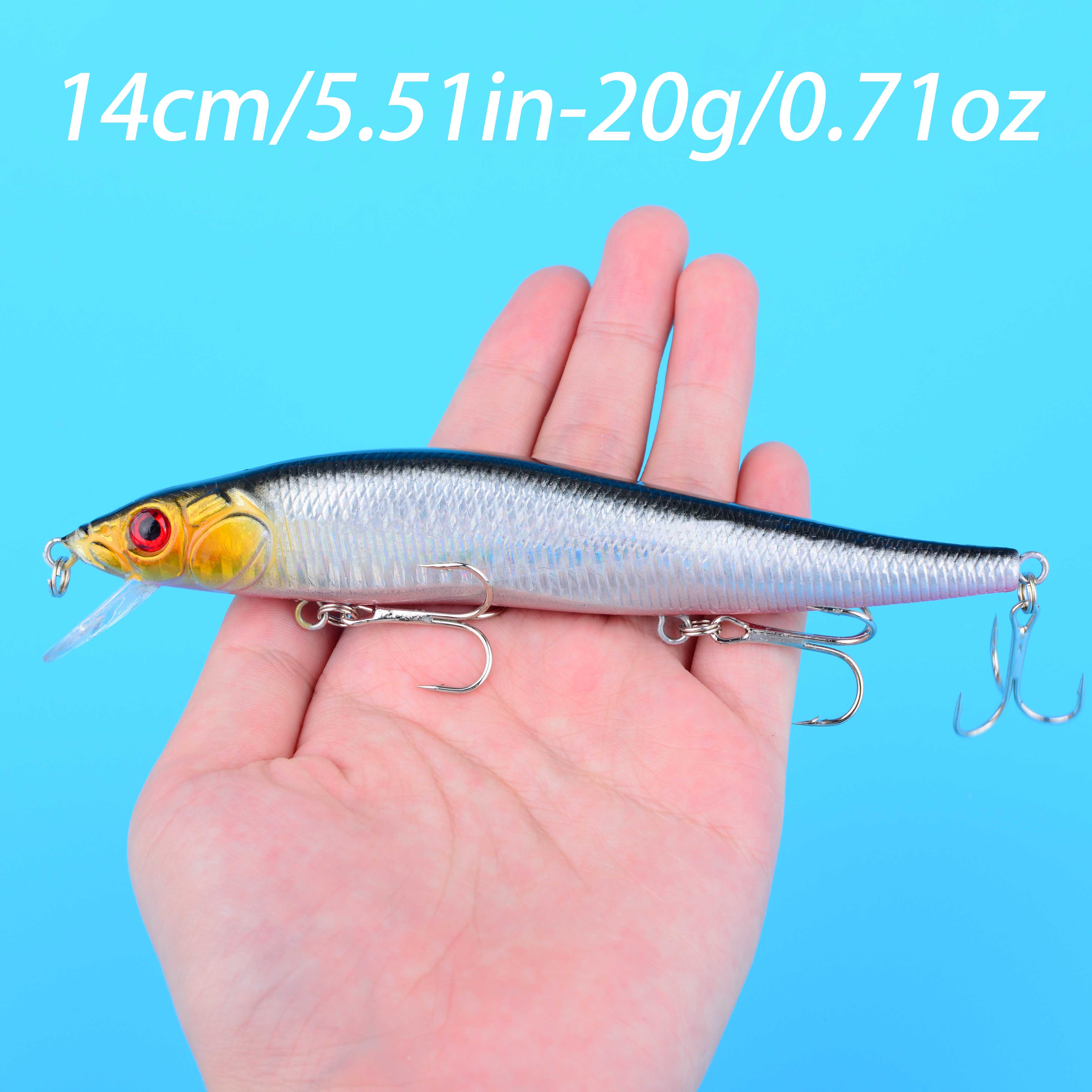 1pc Minnow Fishing Lure Floati – Fishing Lure Jerkbait Bewertung und Preis