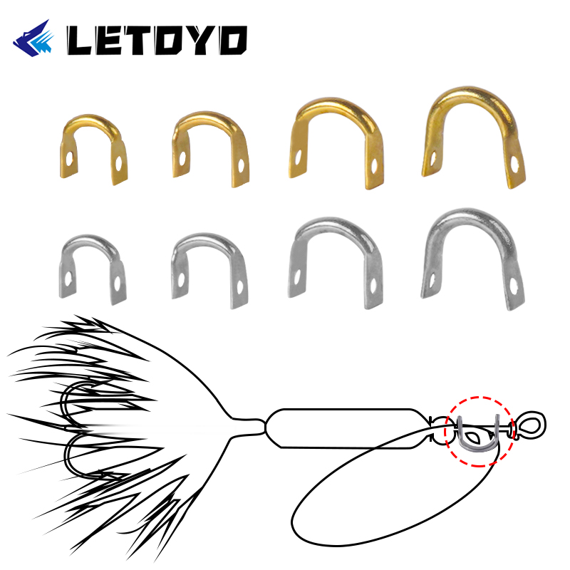 LETOYO 100pcs Folded Clevises  – Fishing Lure Spoon Bewertung und Preis