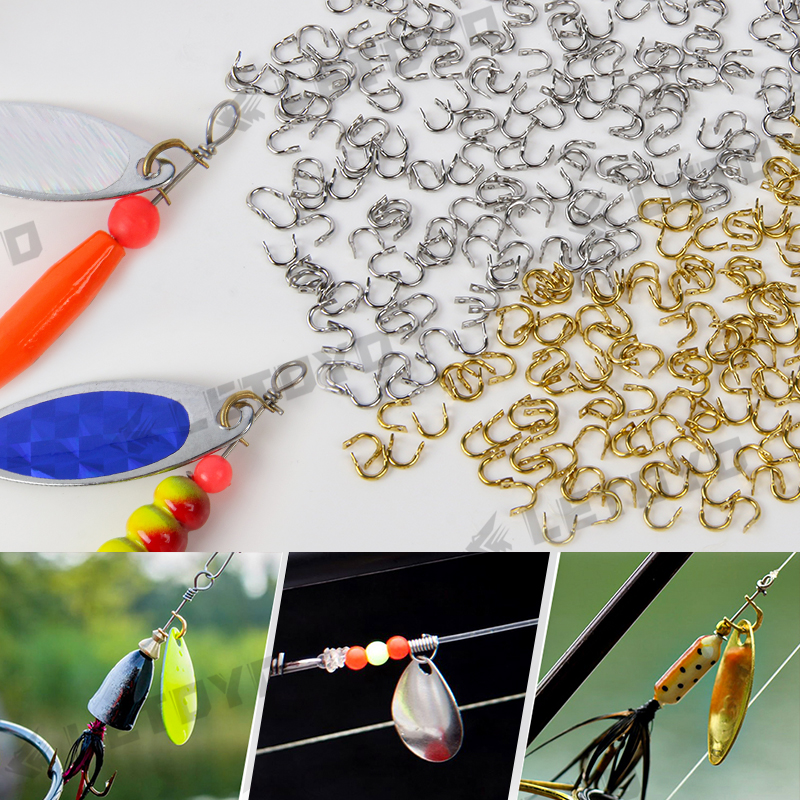 LETOYO 100pcs Folded Clevises  – Fishing Lure Spoon Bewertung und Preis