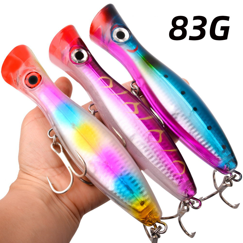 1pc 43g/83g Big Popper Floatin – Fishing Lure Popper Bewertung und Preis