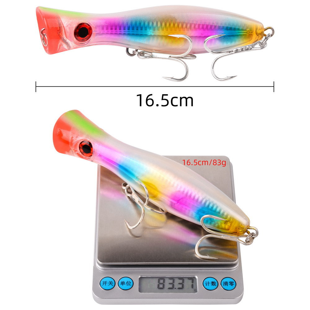 1pc 43g/83g Big Popper Floatin – Fishing Lure Popper Bewertung und Preis