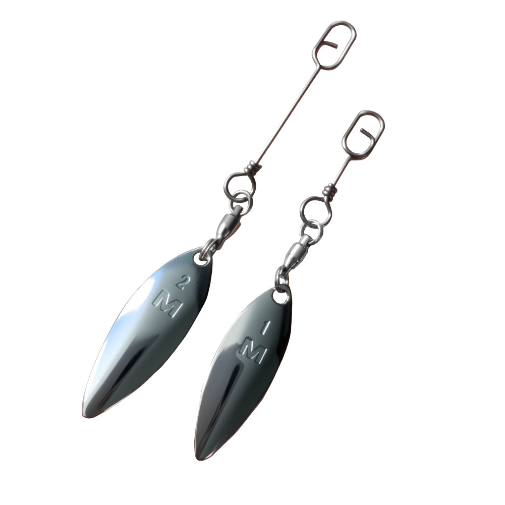 10pcs Willowleaf Blades Spinne – Fishing Lure Blade Bait Bewertung und Preis