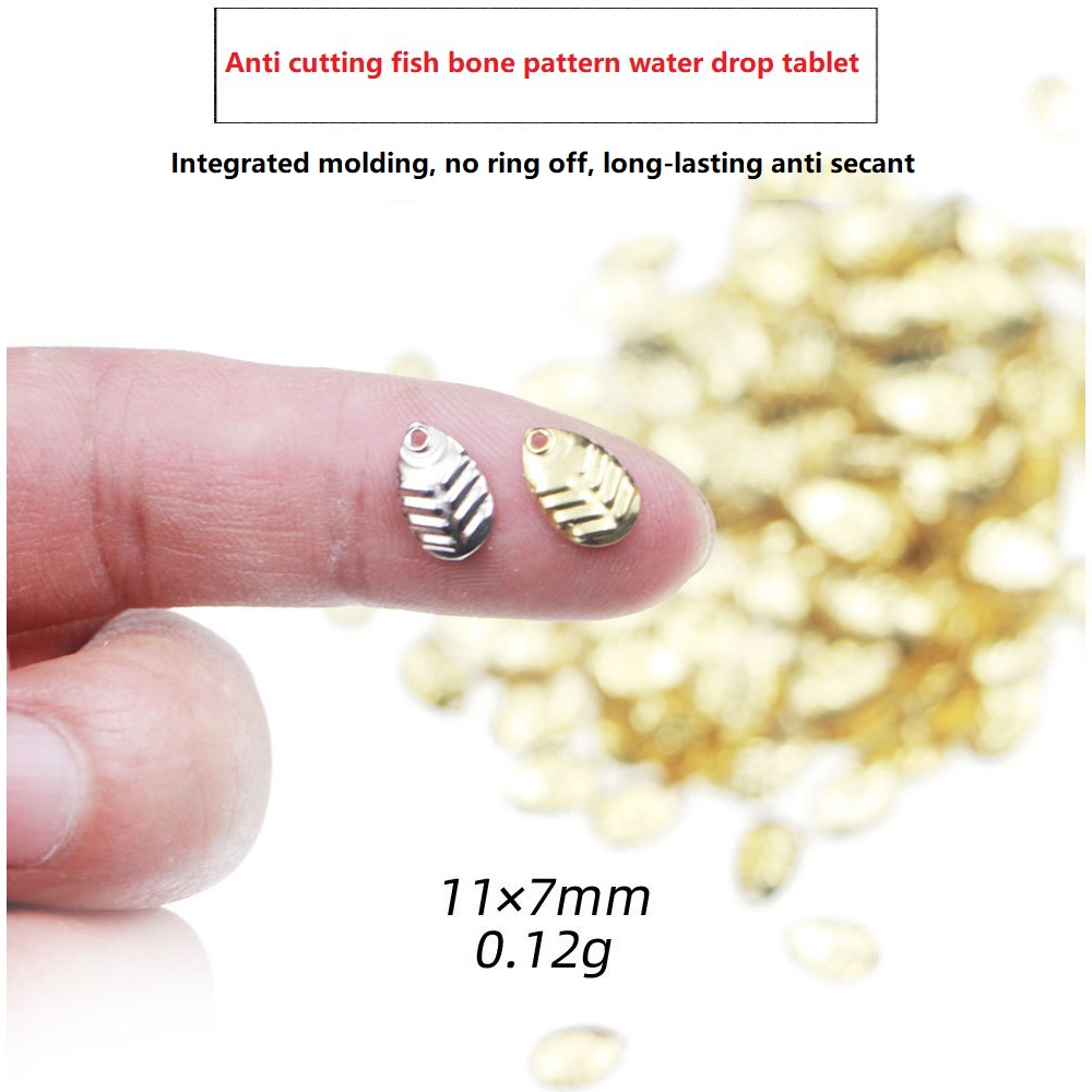 50Pcs/lot DIY Fishing Spinner  – Fishing Lure Spoon Bewertung und Preis