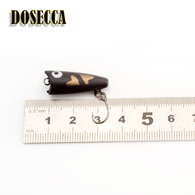 1PCS 2.5cm 1.5g  Topwater Bait – Fishing Lure Popper Bewertung und Preis