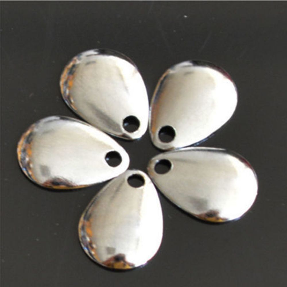 50PCS Silver Smooth Nickel Seq – Fishing Lure Spoon Bewertung und Preis