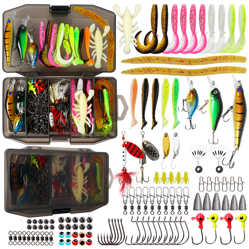 New 120PCS Fishing Lure Set So – Fishing Lure Spoon Bewertung und Preis