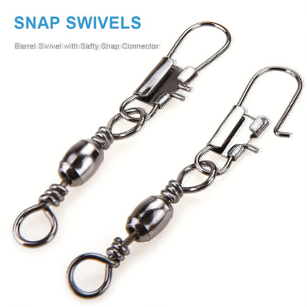 100Pcs/Lot 4#6#8#10#12# Swivel – Fishing Lure Accessories Bewertung und Preis