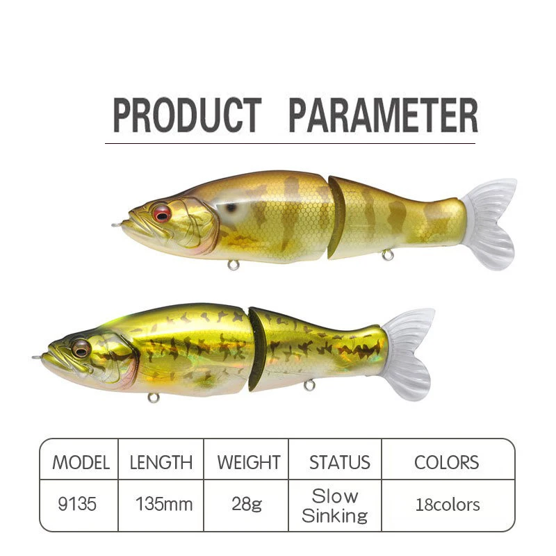Swimbait Fishing Lure 135mm 31 – Fishing Lure Popper Bewertung und Preis