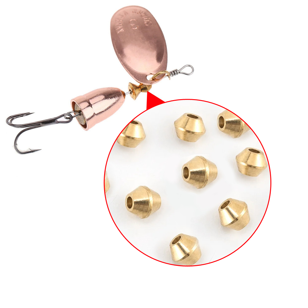 40pcs DIY Lure Brass Fishing B – Fishing Lure Spinner Bewertung und Preis