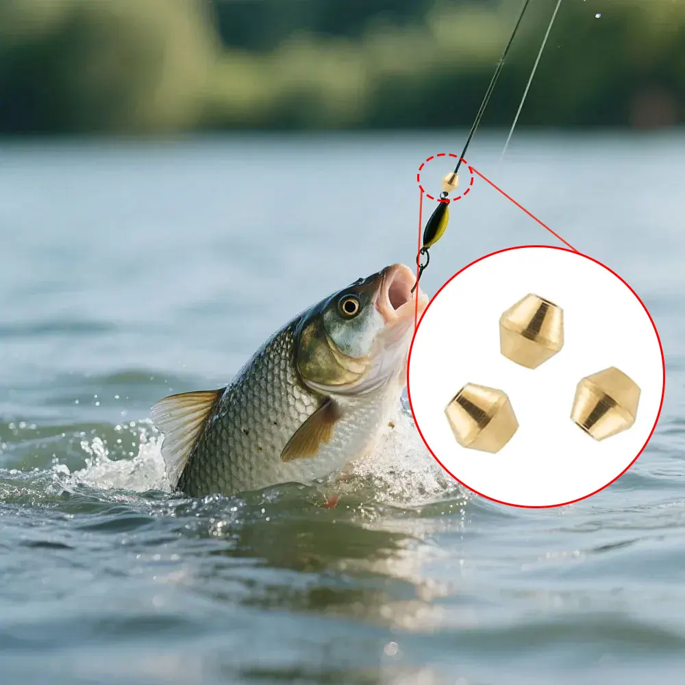 40pcs DIY Lure Brass Fishing B – Fishing Lure Spinner Bewertung und Preis