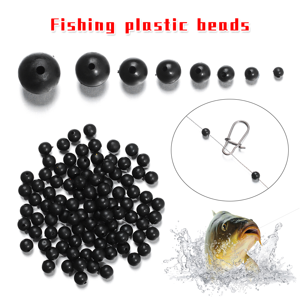 100pcs/lot Fishing Beads Space – Fishing Lure Soft Plastic Bewertung und Preis