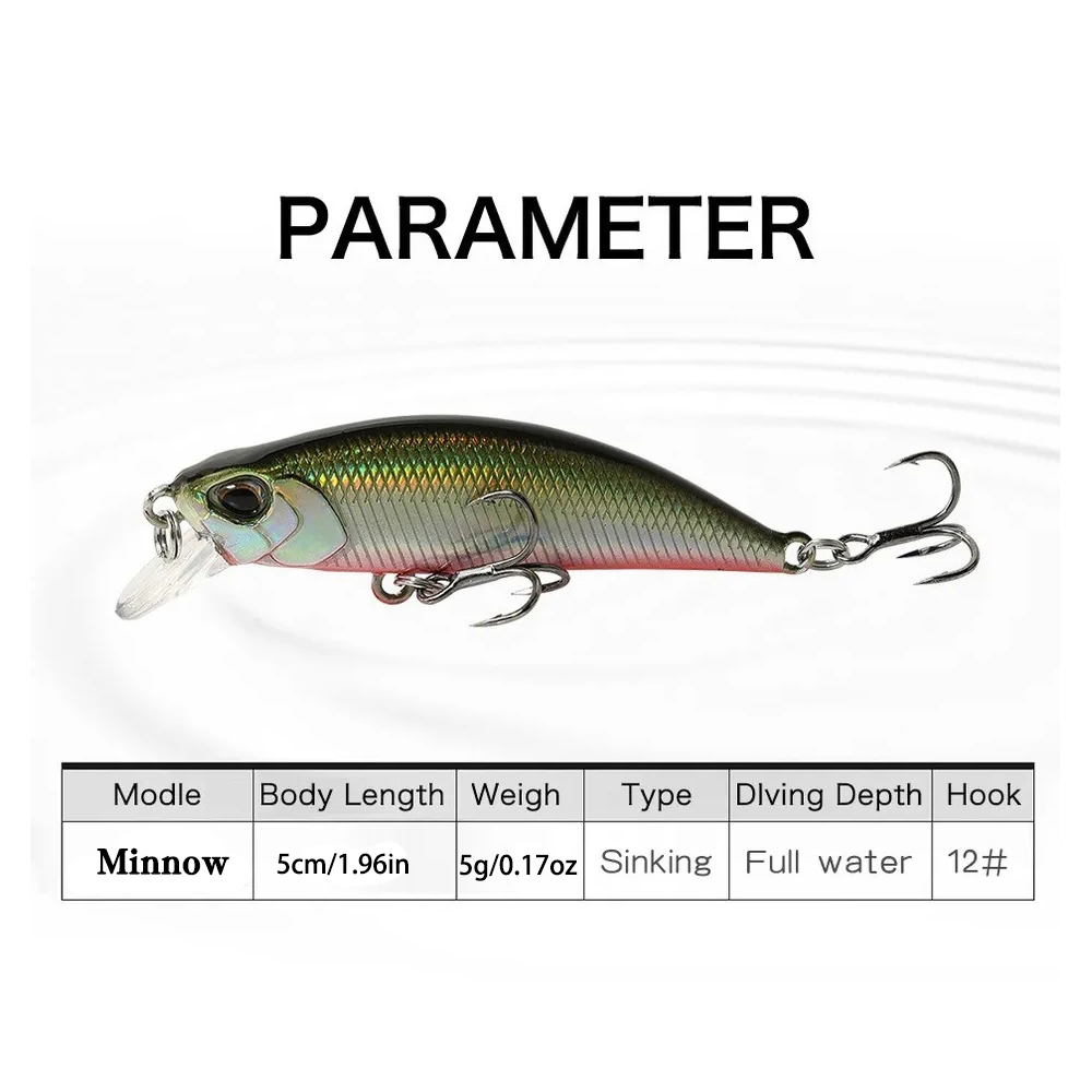 15Pcs Sinking Minnow Fishing L – Fishing Lure Swimbait Bewertung und Preis