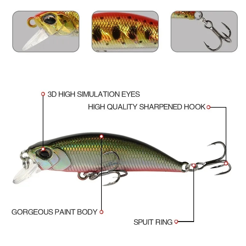 15Pcs Sinking Minnow Fishing L – Fishing Lure Swimbait Bewertung und Preis