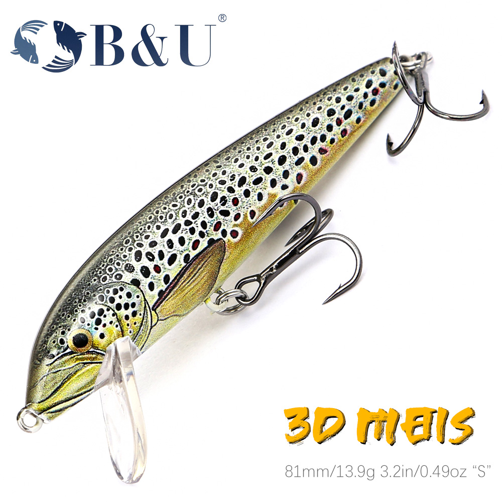 B&U 80mm Sinking Minnow Wobbli – Fishing Lure Jerkbait Bewertung und Preis