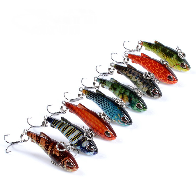 8pcs 4cm 4g Mini Lipless VIB F – Fishing Lure Crankbait Bewertung und Preis