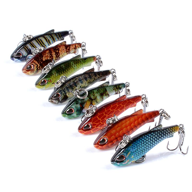 8pcs 4cm 4g Mini Lipless VIB F – Fishing Lure Crankbait Bewertung und Preis