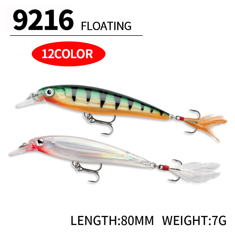 Floating Minnow Fishing Lures  – Fishing Lure Jerkbait Bewertung und Preis