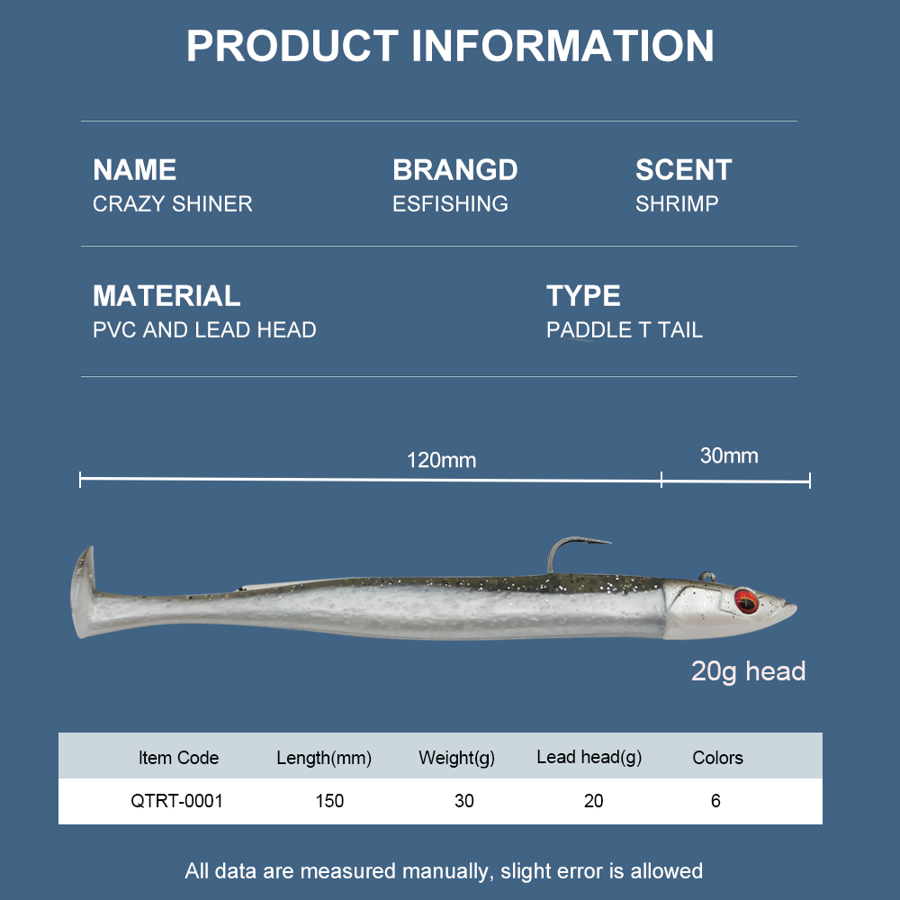 ESFISHING Soft Fishing Lures L – Fishing Lure Soft Plastic Bewertung und Preis