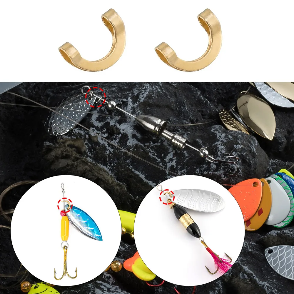100pcs Fishing U Shaped Fixed  – Fishing Lure Spinner Bewertung und Preis
