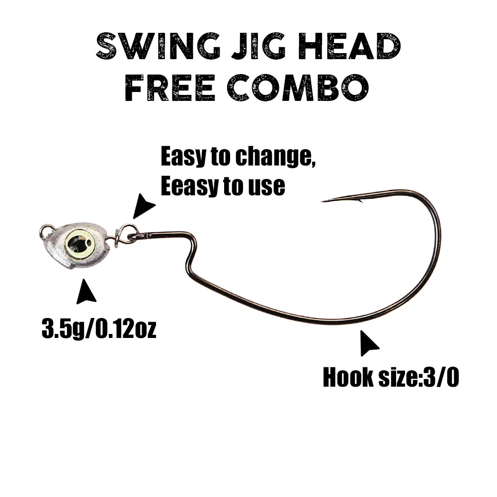 B&U Swing Jig head cheburashka – Fishing Lure Jig Bewertung und Preis