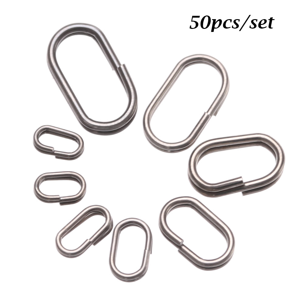 50 PCs/Lot 8/10/13/15/17/19mm  – Fishing Lure Accessories Bewertung und Preis